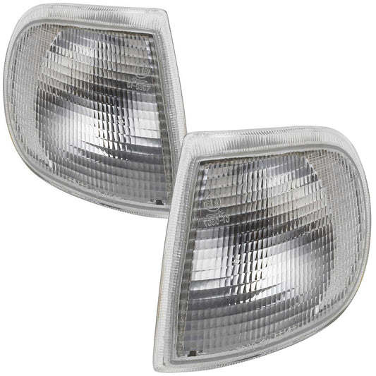 SKODA FELICIA 1995-2001 FRONT INDICATORS CLEAR 1 PAIR O/S & N/S
