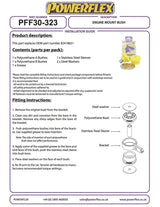 For Lancia Integrale 16v 1989-1994 PowerFlex Engine Mount Bush