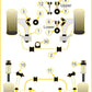 For Mini R50/52/53 2000-2006 PowerFlex PFF5-101 Support Kit