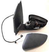 VW Polo 6R 2009-2016 Heated Electric Door Wing Mirror Primed Passenger Side Left