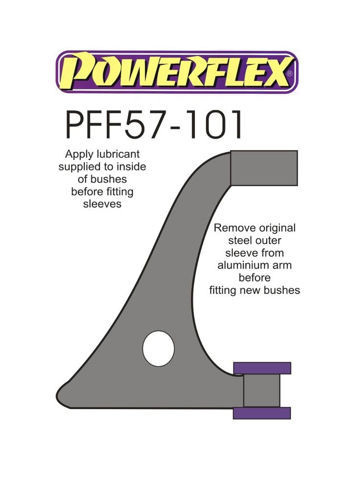 For Porsche 968 1992-1995 PowerFlex Front Wishbone Front Bush