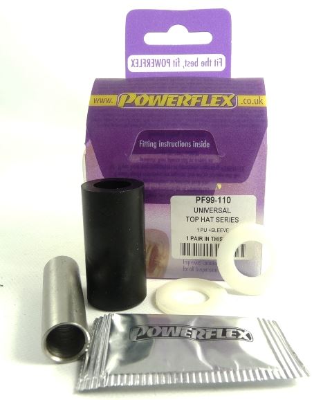 Universal Bushes PowerFlex Cylinderical Bush with Stainless Steel Inner Sleeve