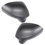 Seat Leon 2009-2013 Black Door Wing Mirror Covers Left Right Side Pair