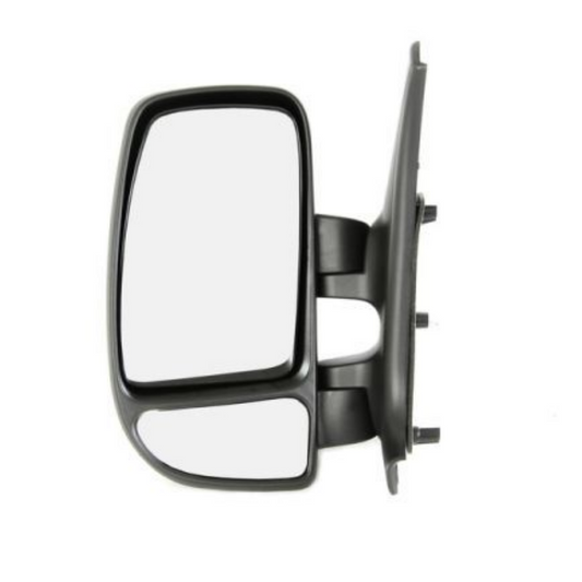 Renault Master Van 2003-2010 Manual Wing Door Mirror Black Cover Passenger Side