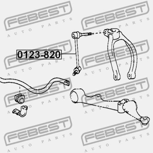 Lexus IS200 1999-2005 Front Anti Roll Bar Drop Links Pair