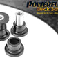 For MG MGTF (2002-2009) PowerFlex Front Wishbone Bush Set