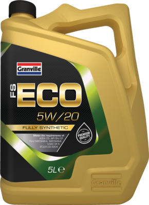 Car Engine Oil Granville FS-ECO Ford Ecoboost SAE 5W20 Fully Synthetic 5L 5 Litre