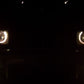 BMW 3 SERIES E36 SALOON & ESTATE 1990-1998 BLACK ANGEL EYES HEADLIGHTS PAIR