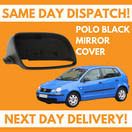 VW Polo 9N 2002-2005 Wing Mirror Cover Black Right Side