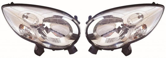 Citroen C1 2005-> Headlights Headlamps 1 Pair O/S & N/S