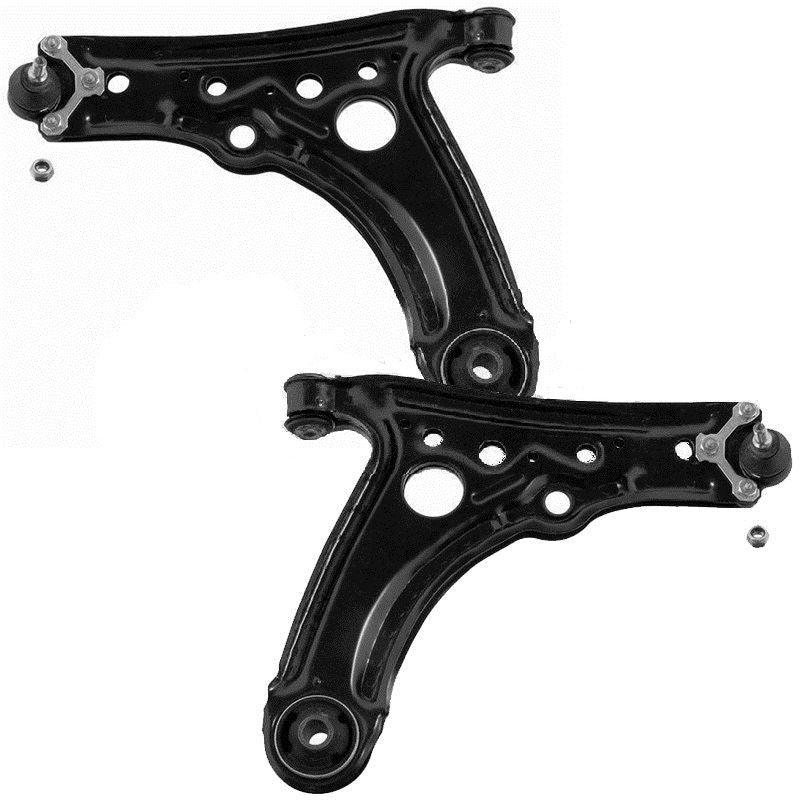 For VW Polo Mk4 1999-2002 Lower Front Wishbones Suspension Arms Pair