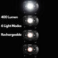 Nebo Mycro Head Torch Headlamp 400 Lumen Rechargeable Work Light