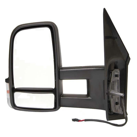 Volkswagen Crafter Van 2006-> Electric Long Arm Wing Door Mirror Passenger Side