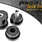 For Rover 200 Series Old Shape PowerFlex Black Rear Lower Shock Mounting Bush