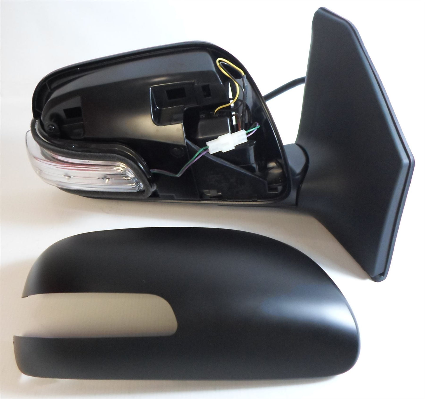 Toyota Avensis 2006-2009 Powerfolding Wing Door Mirror Primed Cover Drivers Side