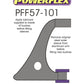 For Porsche 993 1994-1998 PowerFlex Front Wishbone Rear Inner Bush