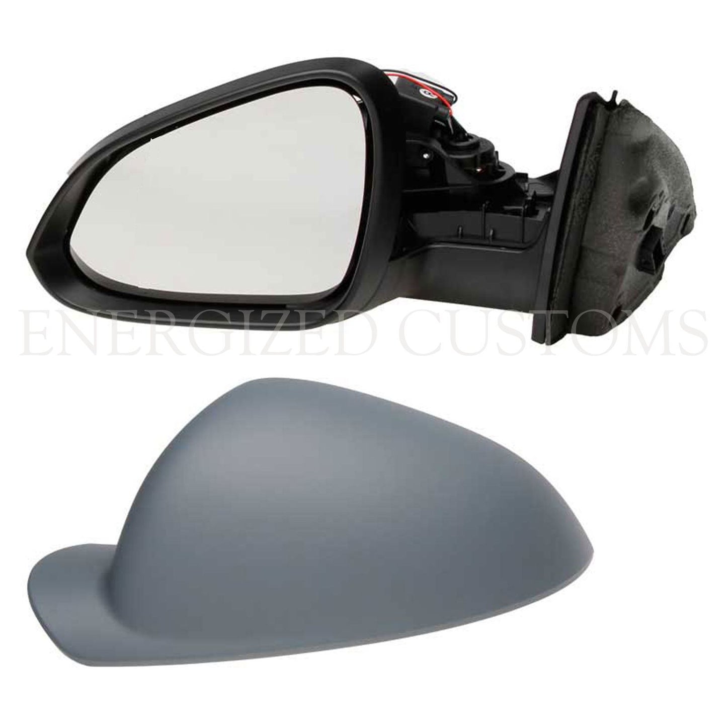 Vauxhall Insignia 2008- Electric Wing Door Mirror Primed Cover Passenger Side