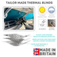 Thermal Blinds For Vauxhall Zafira 2017-2022 Full Set MWB Barn Doors