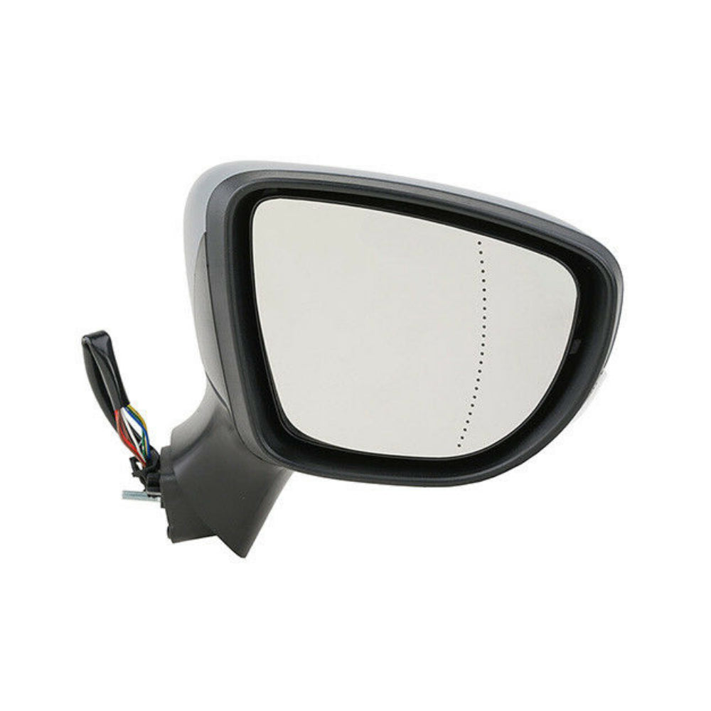 Renault Clio MK4 2012-2020 Electric Heated Black Door Wing Mirror Right Side