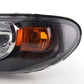 Nissan Almera 2003-2006 Black Headlight Headlamp Drivers Side Right