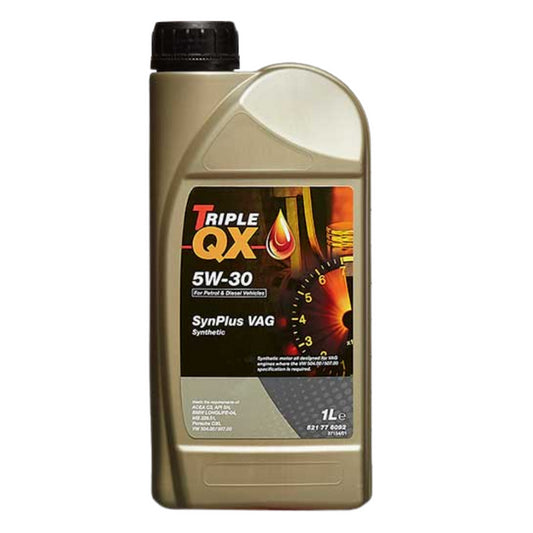 Car Engine Oil Triple QX SynPlus VAG SAE 5W30 Fully Synthetic 1L 1 Litre