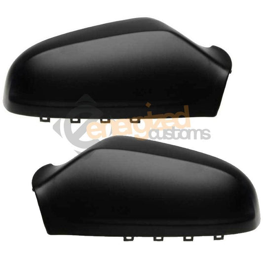 Vauxhall Astra H 2004-2009 Wing Mirror Covers Casings Black Pair Left & Right