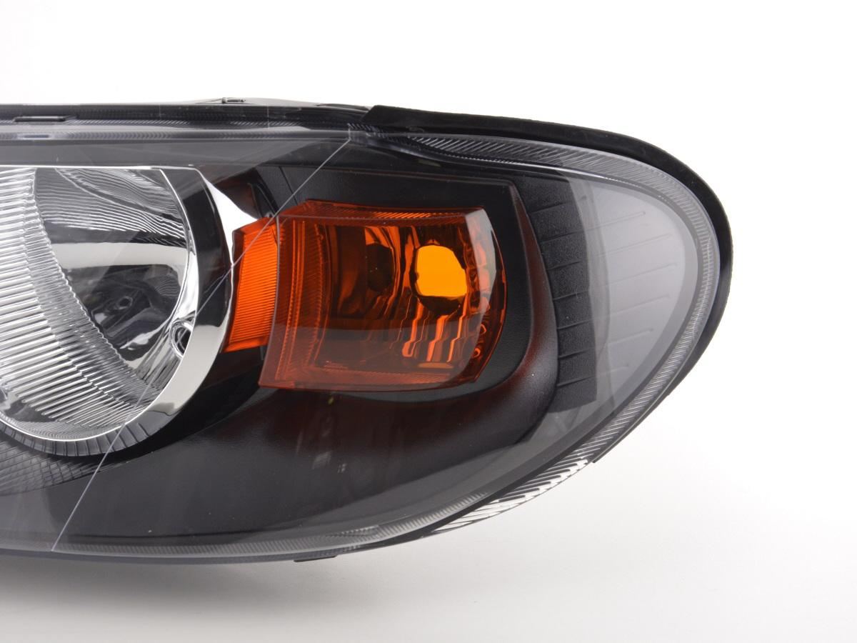 Nissan Almera 2003-2006 Black Headlight Headlamp Passenger Side Left