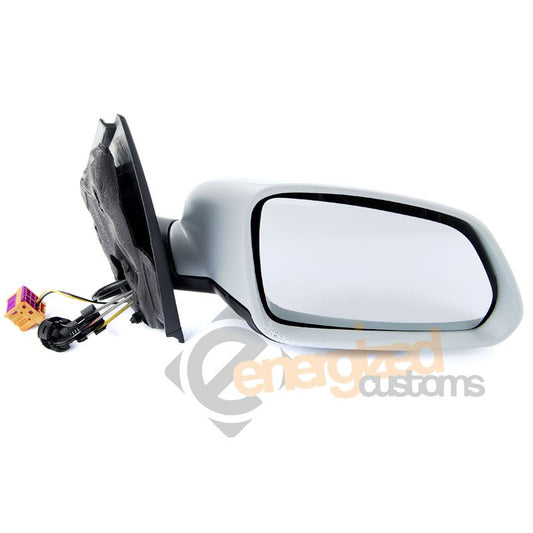 Volkswagen Polo Mk4 2005-3/2010 Cable Wing Door Mirror Primed Cover Drivers Side