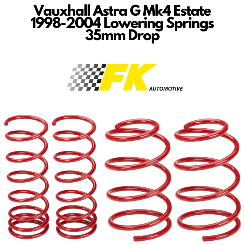 Vauxhall Astra G MK4 Lowering Springs Estate 35mm Lowering Springs 1998-2004