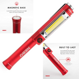 Nebo Big Larry 2 Work Torch Flash Light Red LED COB 500 Lumens 2 Year Warranty