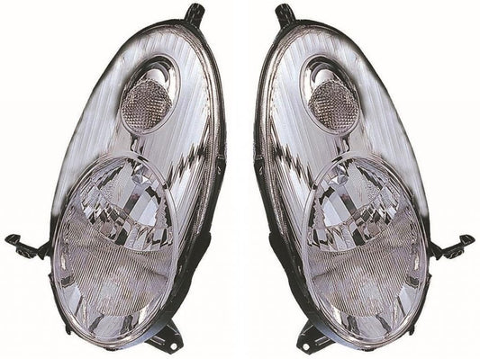 Nissan Micra MK3 2003-2007 Headlights Headlamps 1 Pair O/S & N/S