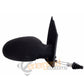 Smart Fortwo 2004-2007 Cable Adjust Wing Door Mirror Black Cover Drivers Side