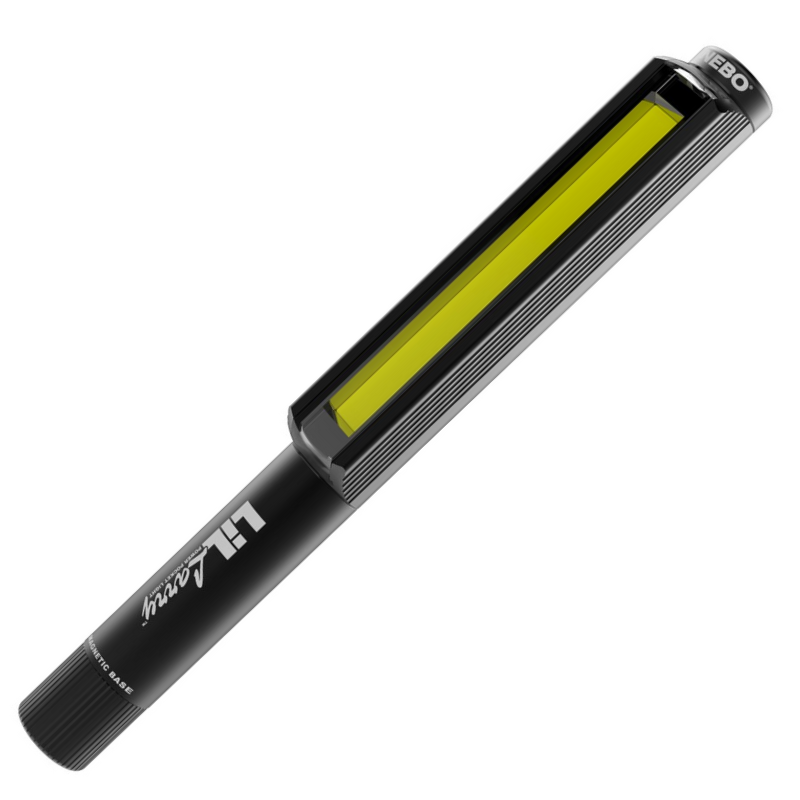 Nebo Lil Larry Black Magnetic Work Torch Roadside Emergency White LED COB