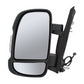 Peugeot Boxer Van 2006-2017 Manual Short Arm Black Wing Door Mirror Passenger Side