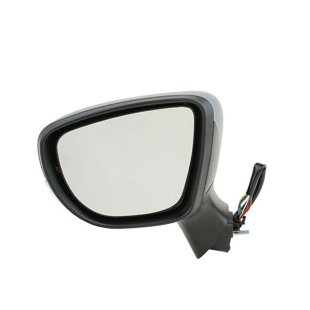 Renault Clio MK4 2012-2020 Electric Heated Black Door Wing Mirror Left Side