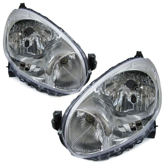 Nissan Micra K13 2010-2013 Headlights Headlamps 1 Pair O/S & N/S