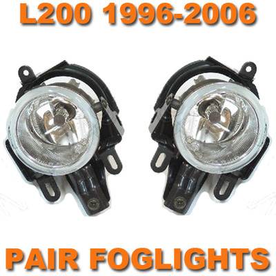 Mitsubishi L200 Pickup 1996-2006 Fog Lights Lamps Pair Left & Right New