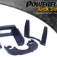For VW Golf MK6 5K (2009-2012) PowerFlex Black Upper Engine Mount Insert