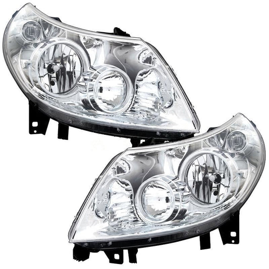 Fiat Ducato MK4 2006-5/2011 Headlights Headlamps 1 Pair O/S & N/S