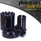 For Seat Cordoba 1993-2002 PowerFlex Black Front Lower Engine Bush & Inserts